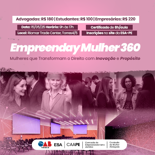 Dia: 15/05 - Empreenday Mulher 360